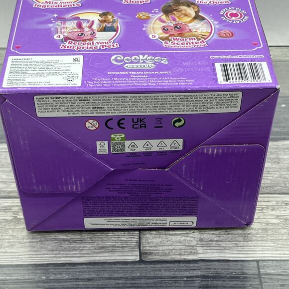 Moose Toys Cookeez Makery Cinnamon Treatz Oven Playset - Pink, Ages 5+. {123}. - Picture 15 of 16